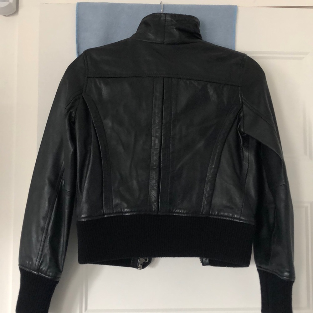 Mango leather jacket - Picture 3 of 3